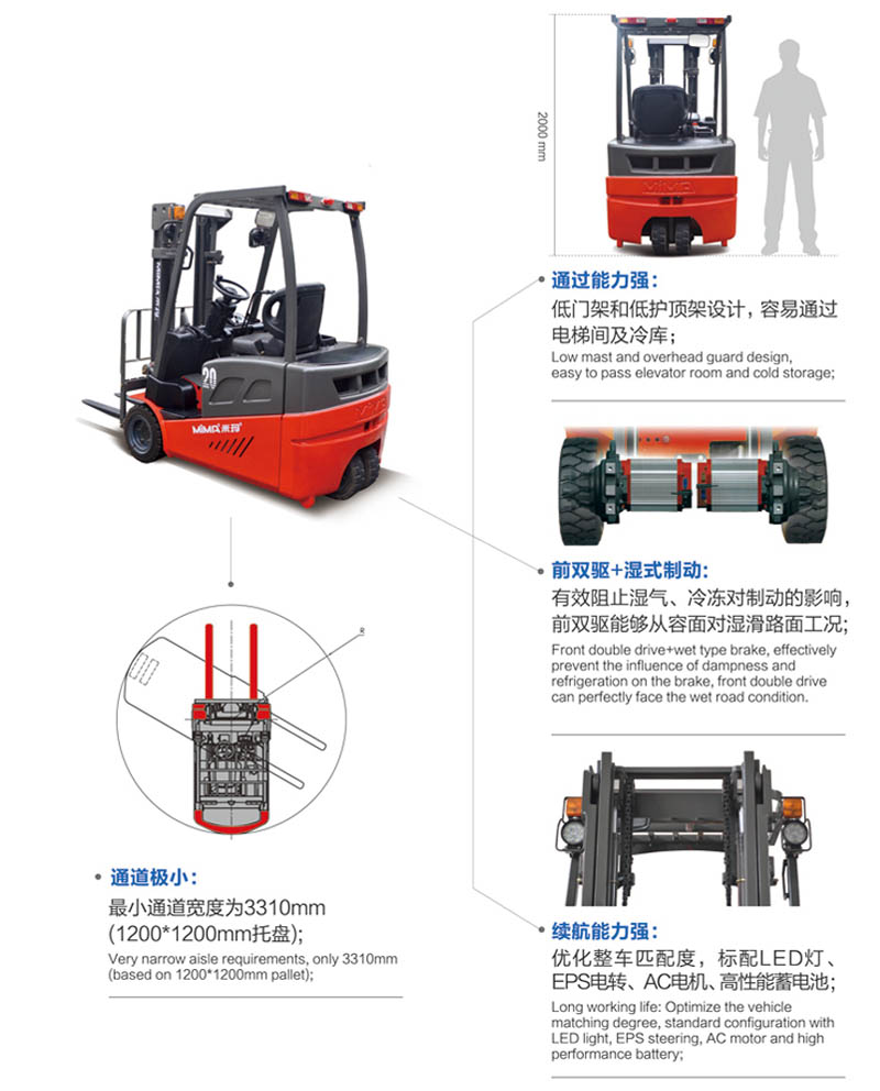 三支點(diǎn)叉車，平衡重式叉車，安徽平衡重叉車廠家，合肥叉車工廠